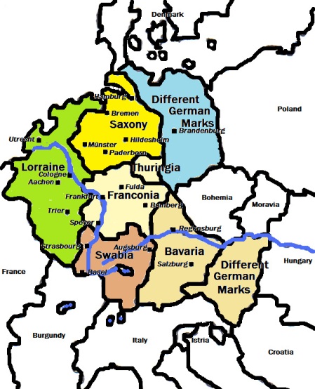 Germany under Henry I 919 to 936.bmp